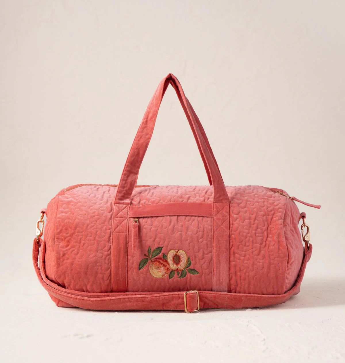 Summer Peach Overnight Bag