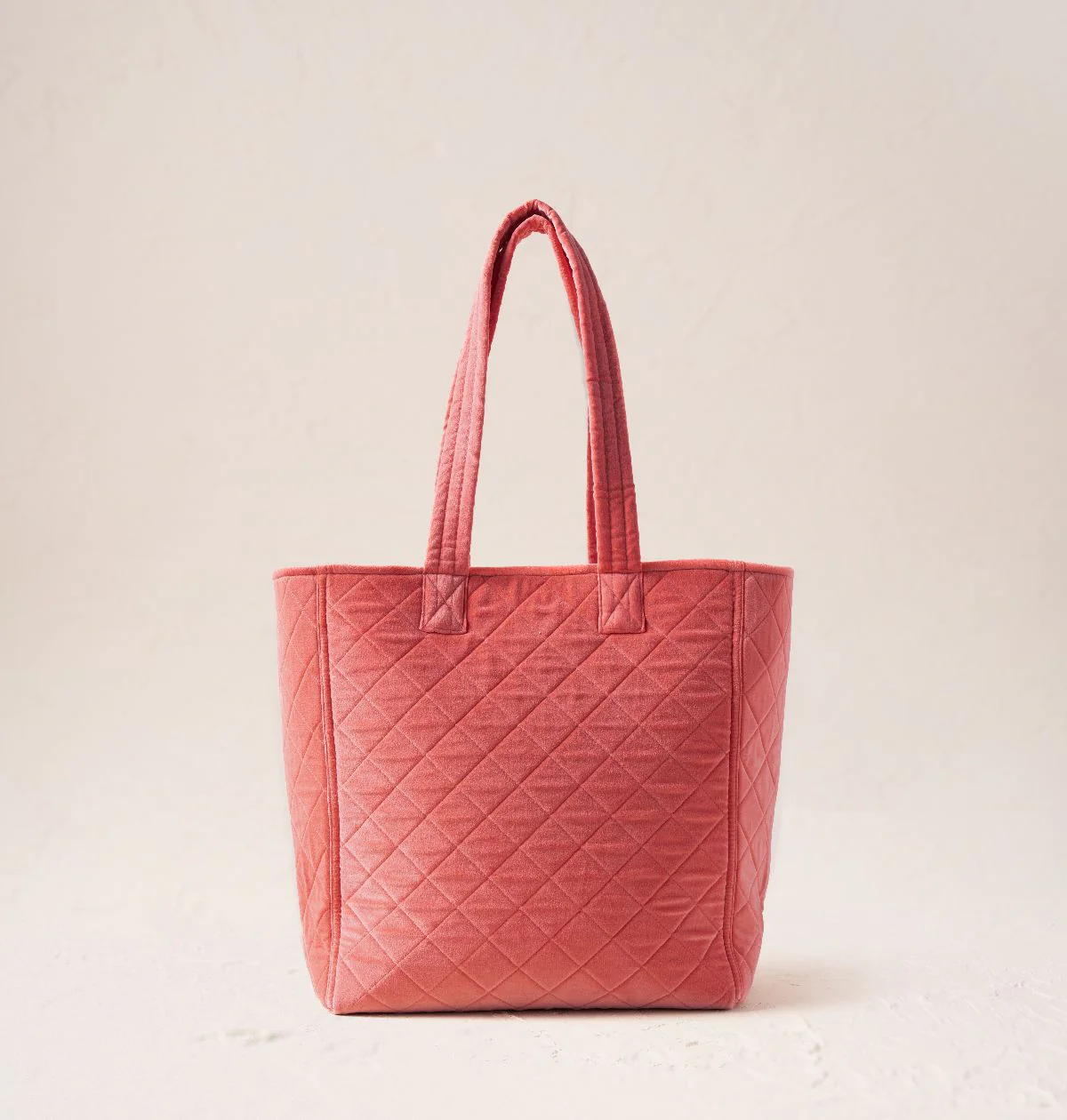 Summer Peach Velvet Tote - Image 4