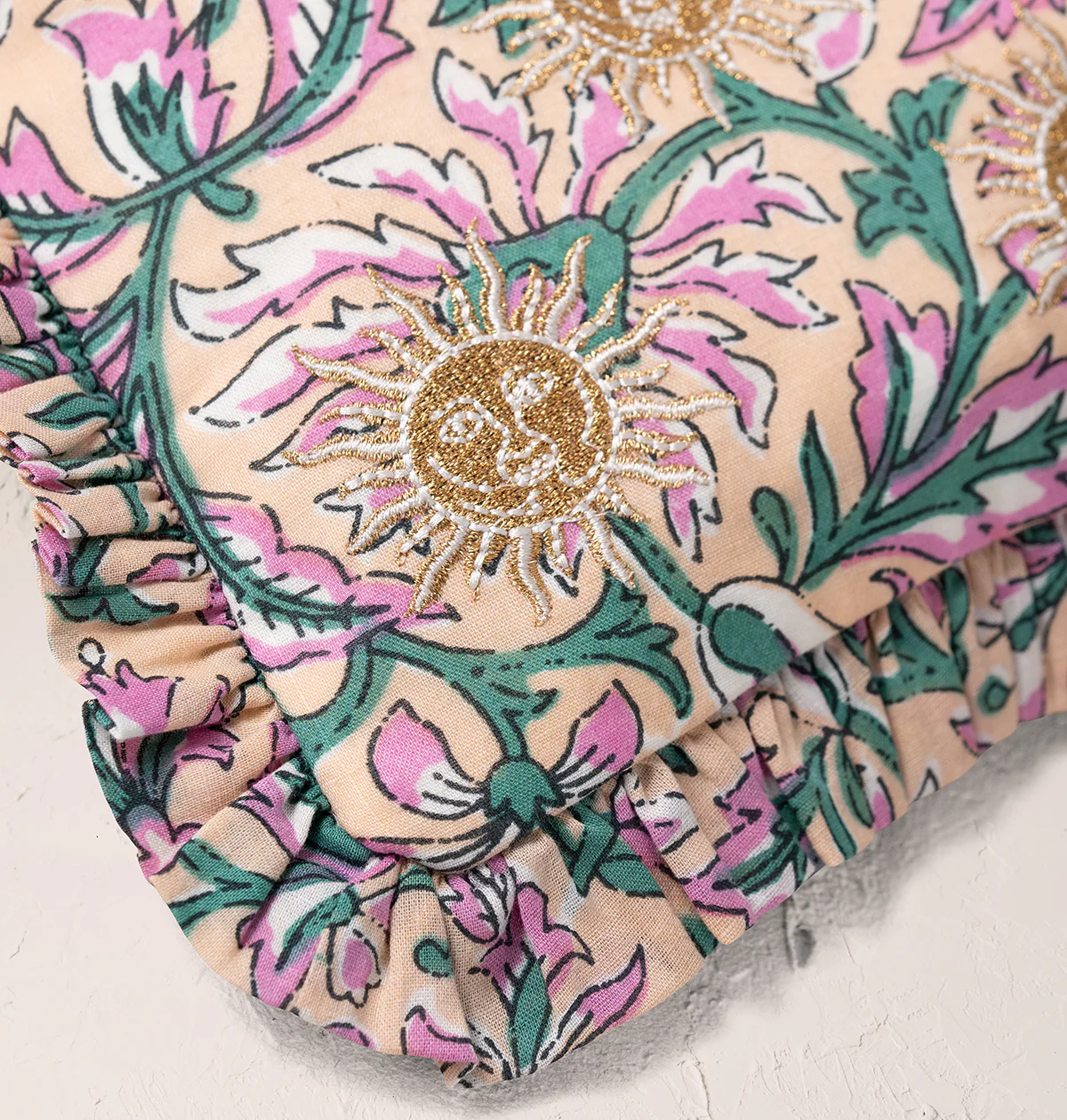 Sun Goddess Cotton Rebirth Frill Pouch - Image 4
