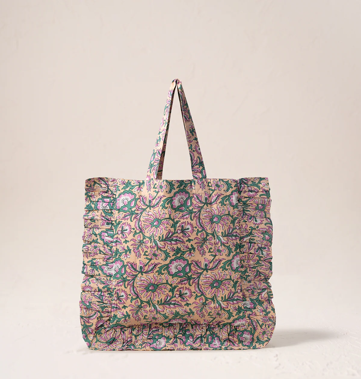 Sun Goddess Cotton Rebirth Frill Tote - Image 4