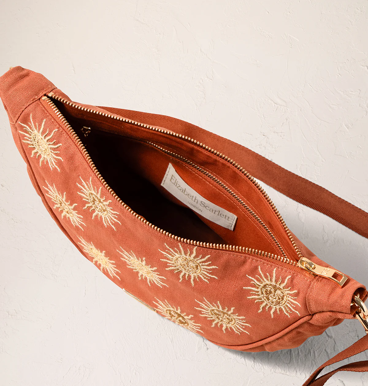Sun Goddess Canvas Crossbody Sling Bag - Image 4