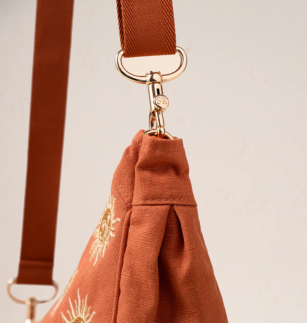 Sun Goddess Canvas Crossbody Sling Bag - Image 5