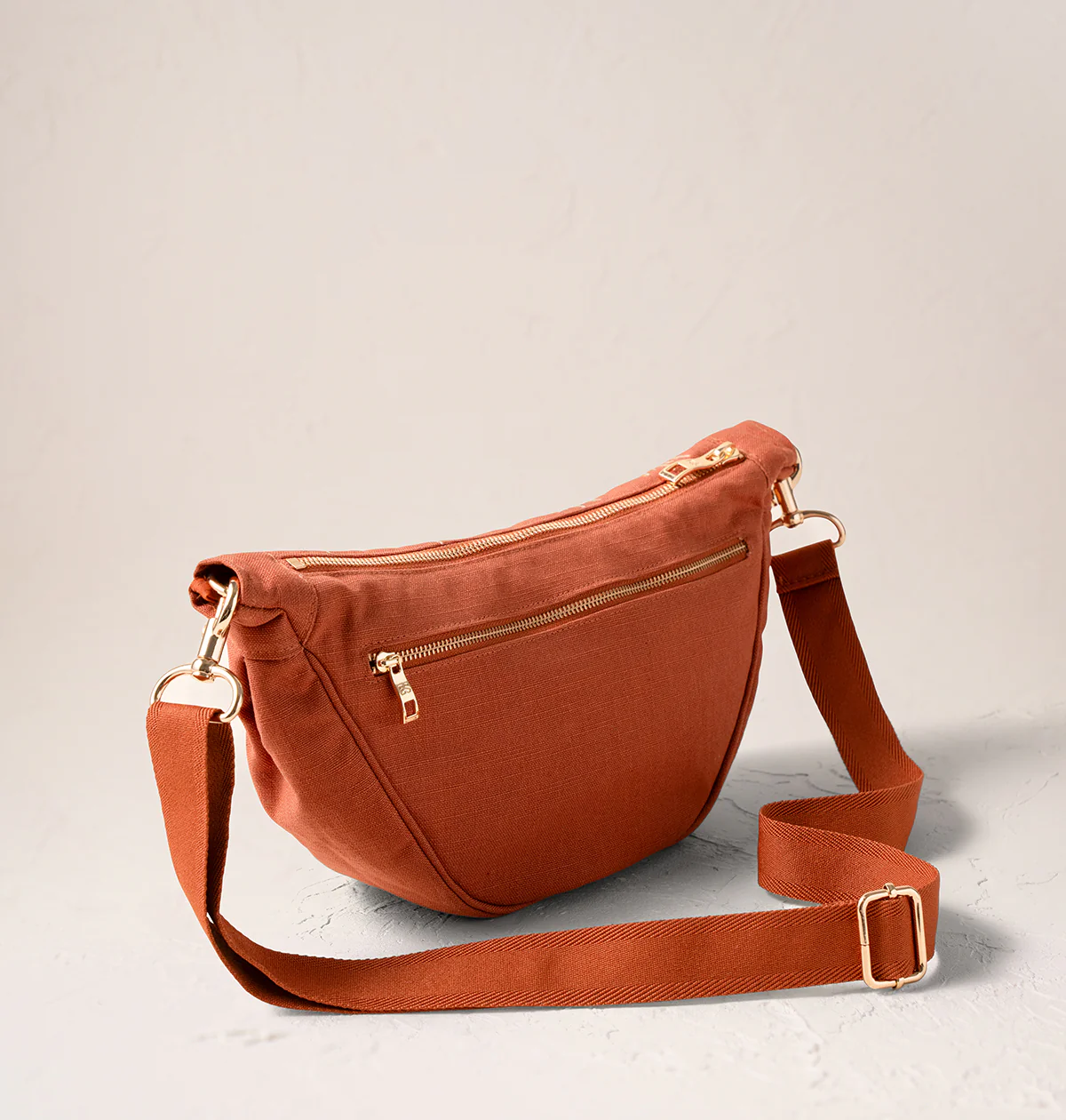 Sun Goddess Canvas Crossbody Sling Bag - Image 6
