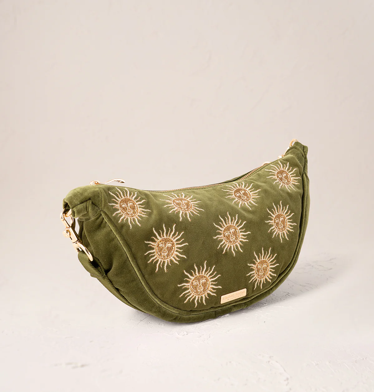 Sun Goddess Velvet Crossbody Sling Bag - Image 3