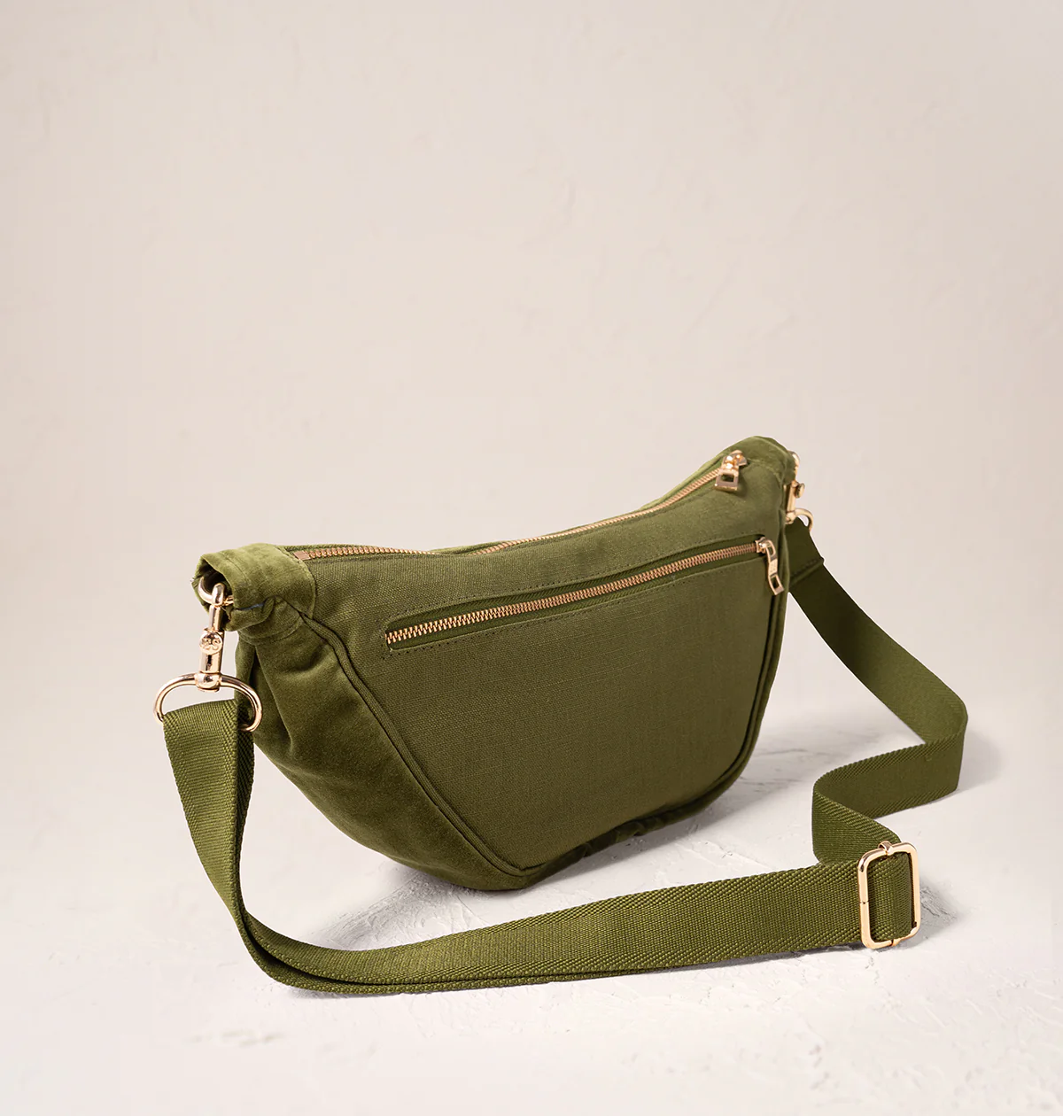 Sun Goddess Velvet Crossbody Sling Bag - Image 4