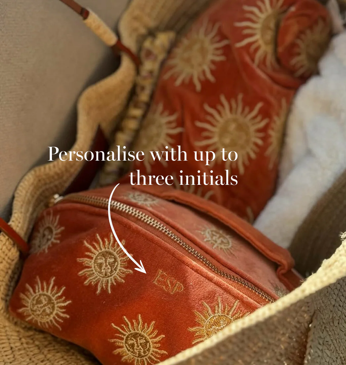 Sun Goddess Open Flat Makeup Bag - Image 6