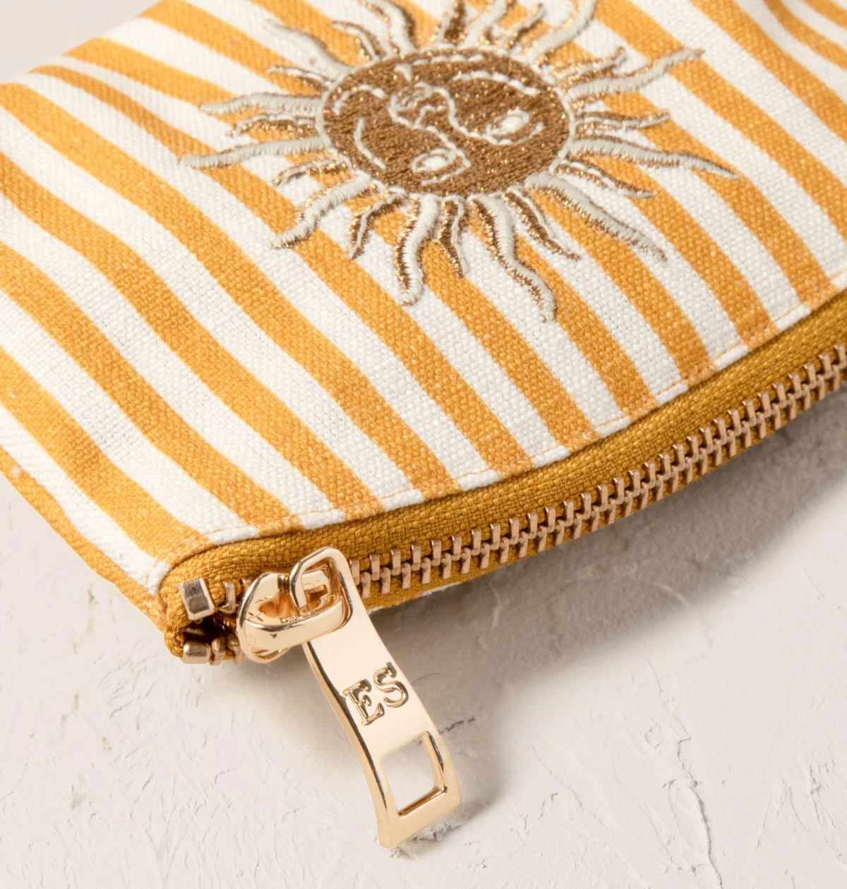 Sun Goddess Stripe Printed Coin Purse - Image 3
