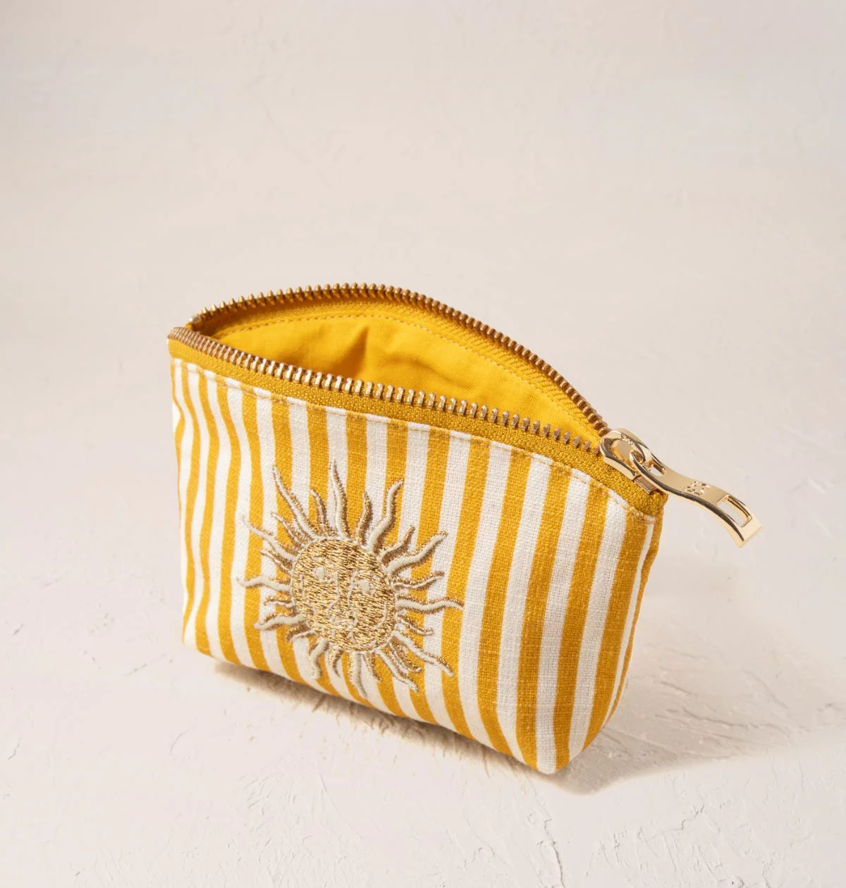 Sun Goddess Stripe Printed Coin Purse - Image 4