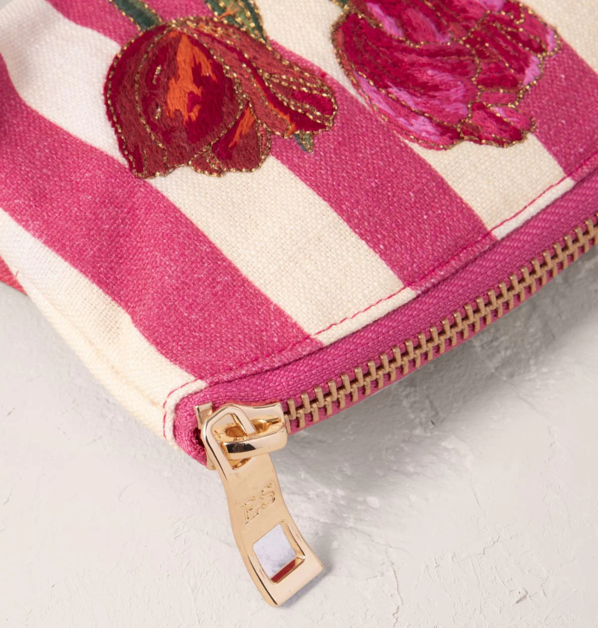 Tulip Stripe Printed Coin Purse - Image 2