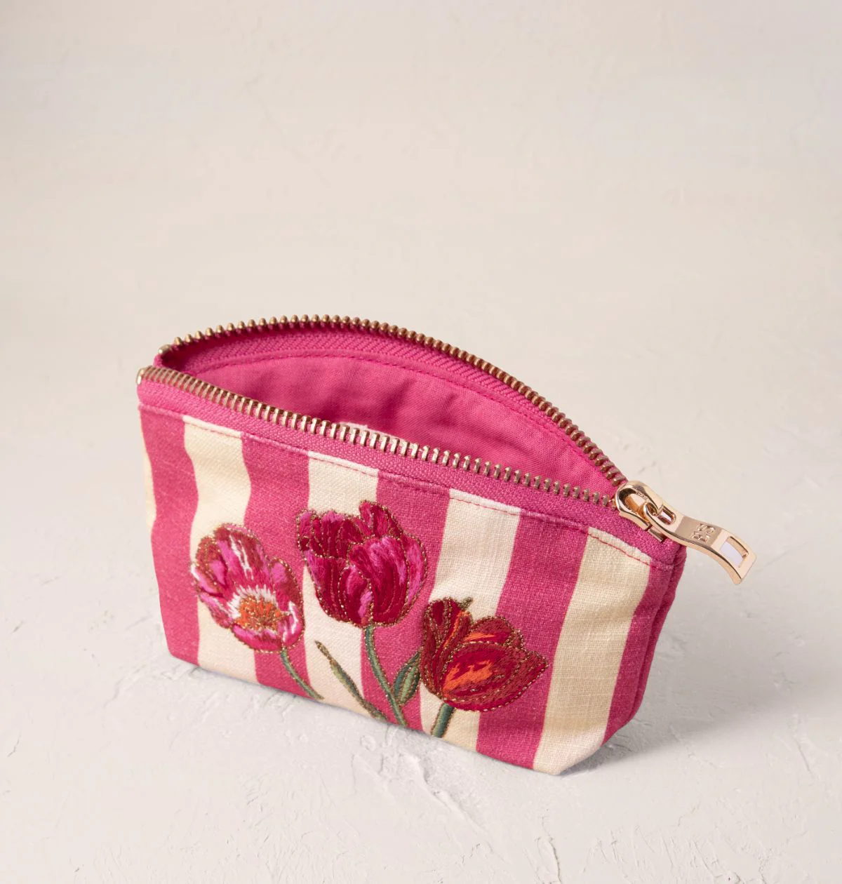 Tulip Stripe Printed Coin Purse - Image 3