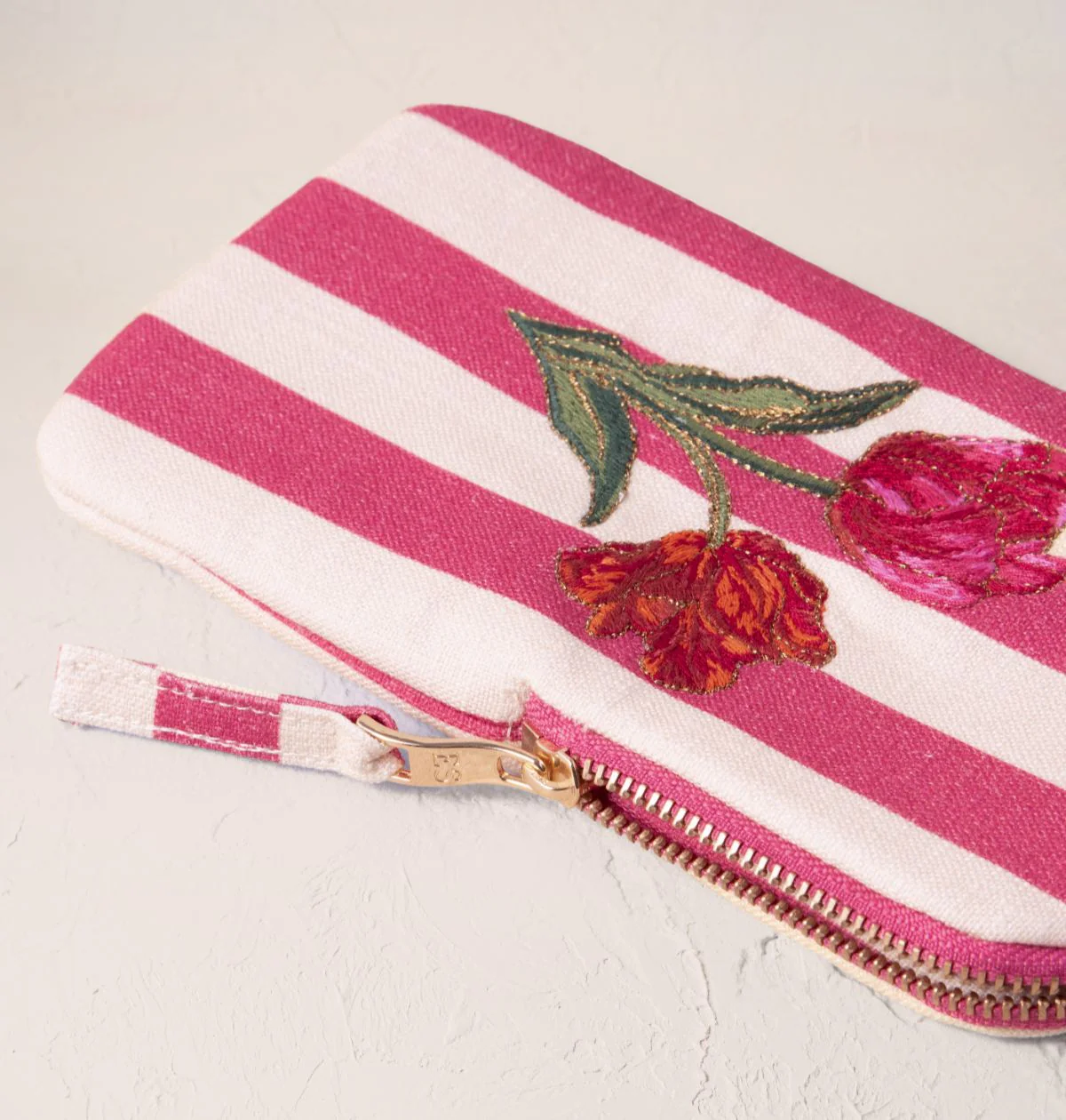 Tulip Stripe Printed Glasses Case - Image 2
