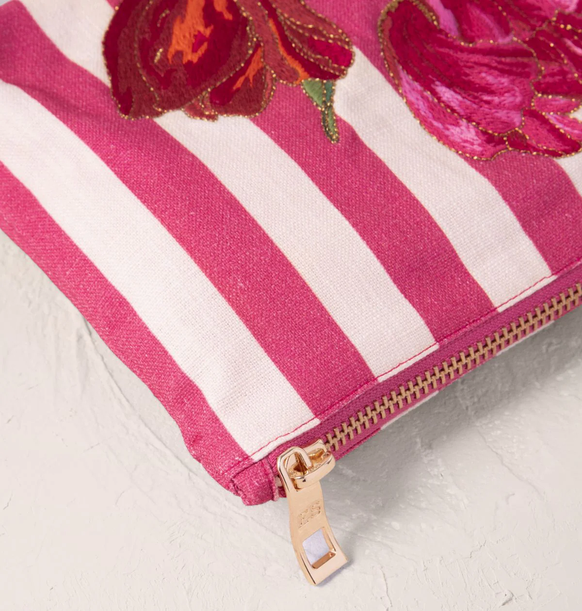 Tulip Stripe Printed Mini Pouch - Image 2