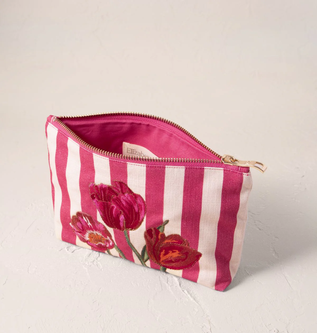 Tulip Stripe Printed Mini Pouch - Image 3