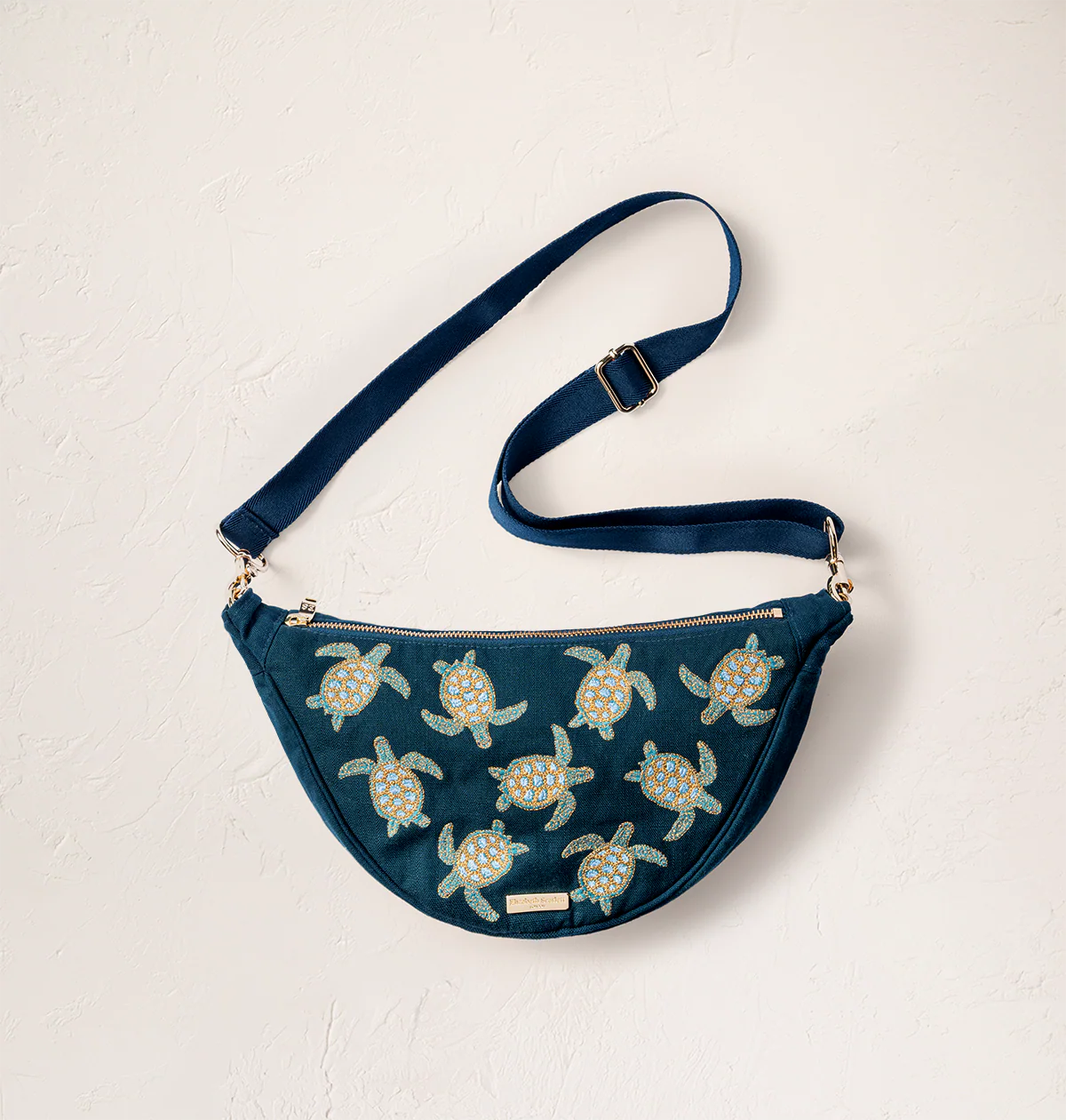 Turtle Conservation Canvas Crossbody Sling Bag - Image 3