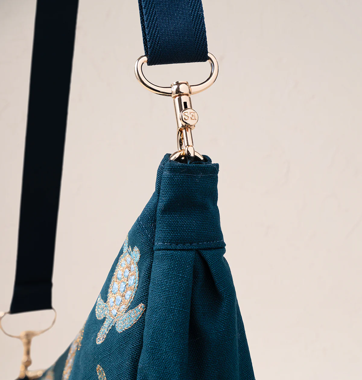 Turtle Conservation Canvas Crossbody Sling Bag - Image 5