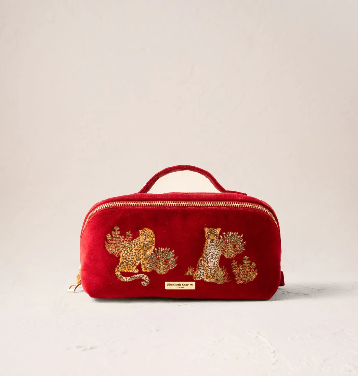 Wild Leopard Open Flat Makeup Bag