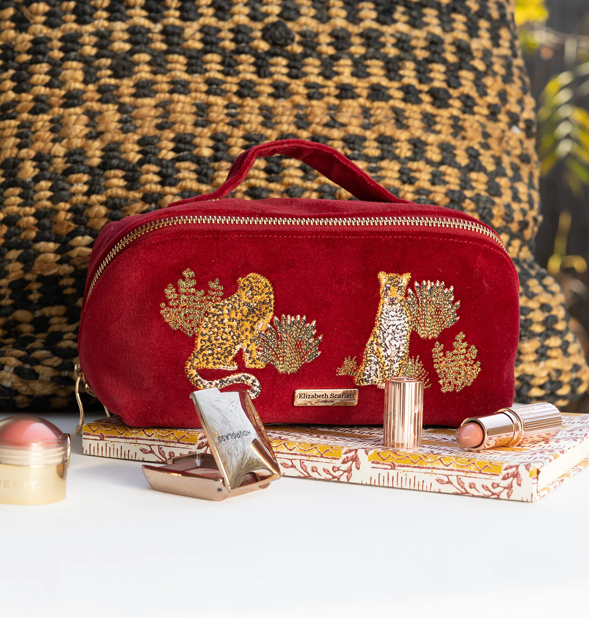 Wild Leopard Open Flat Makeup Bag - Image 2