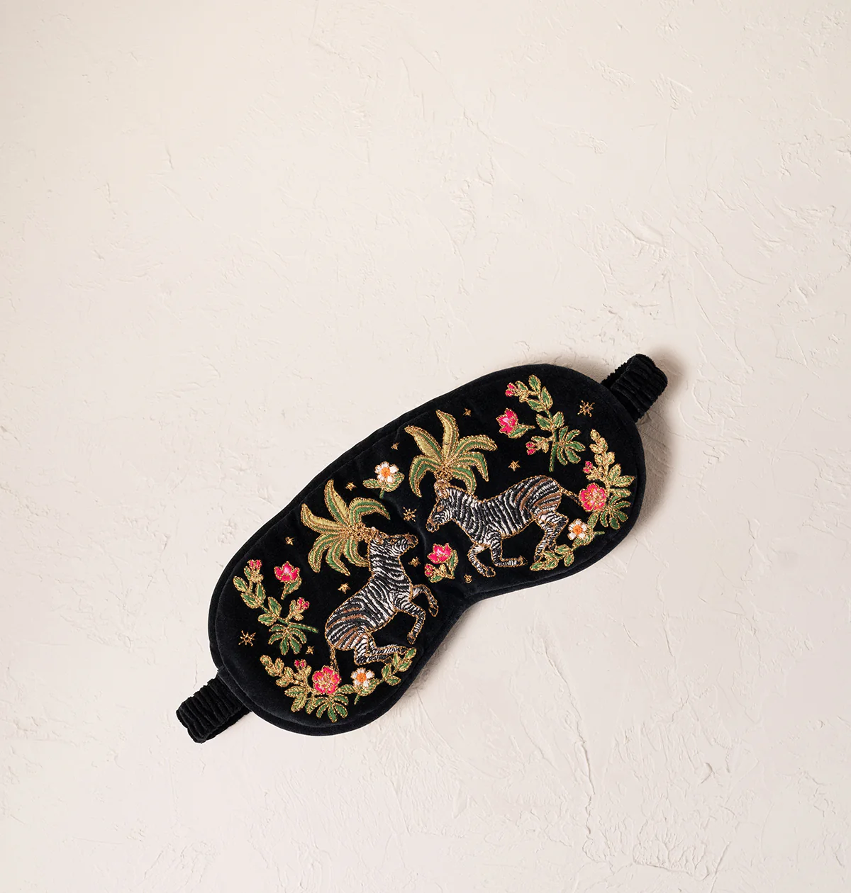 Wild Zebra Palm Eye Mask - Image 3