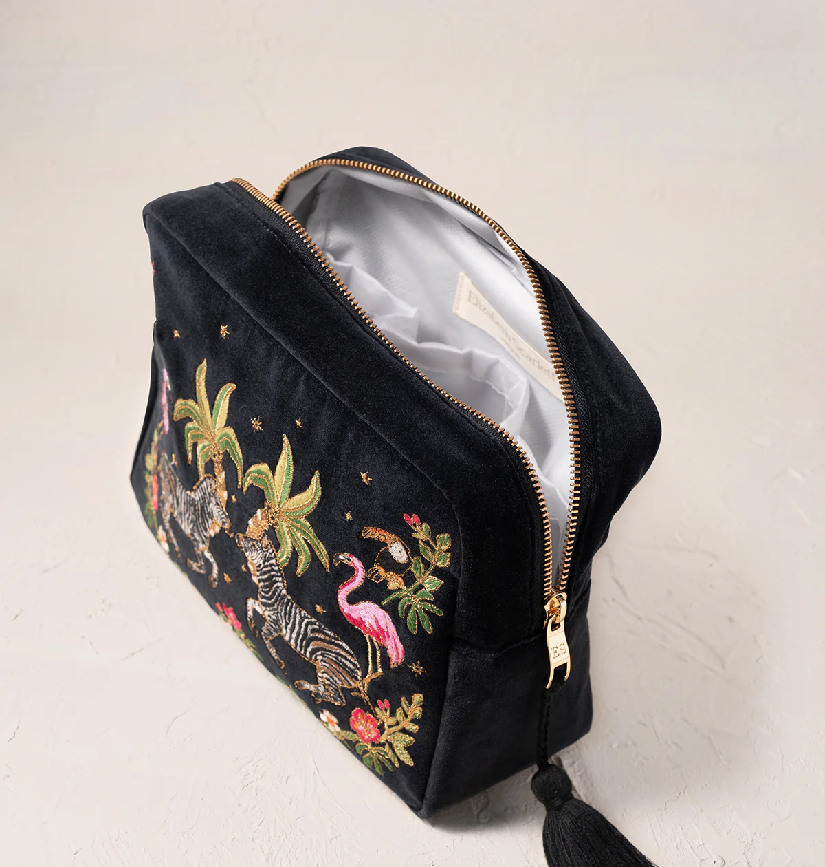 Wild Zebra Palm Wash Bag - Image 3