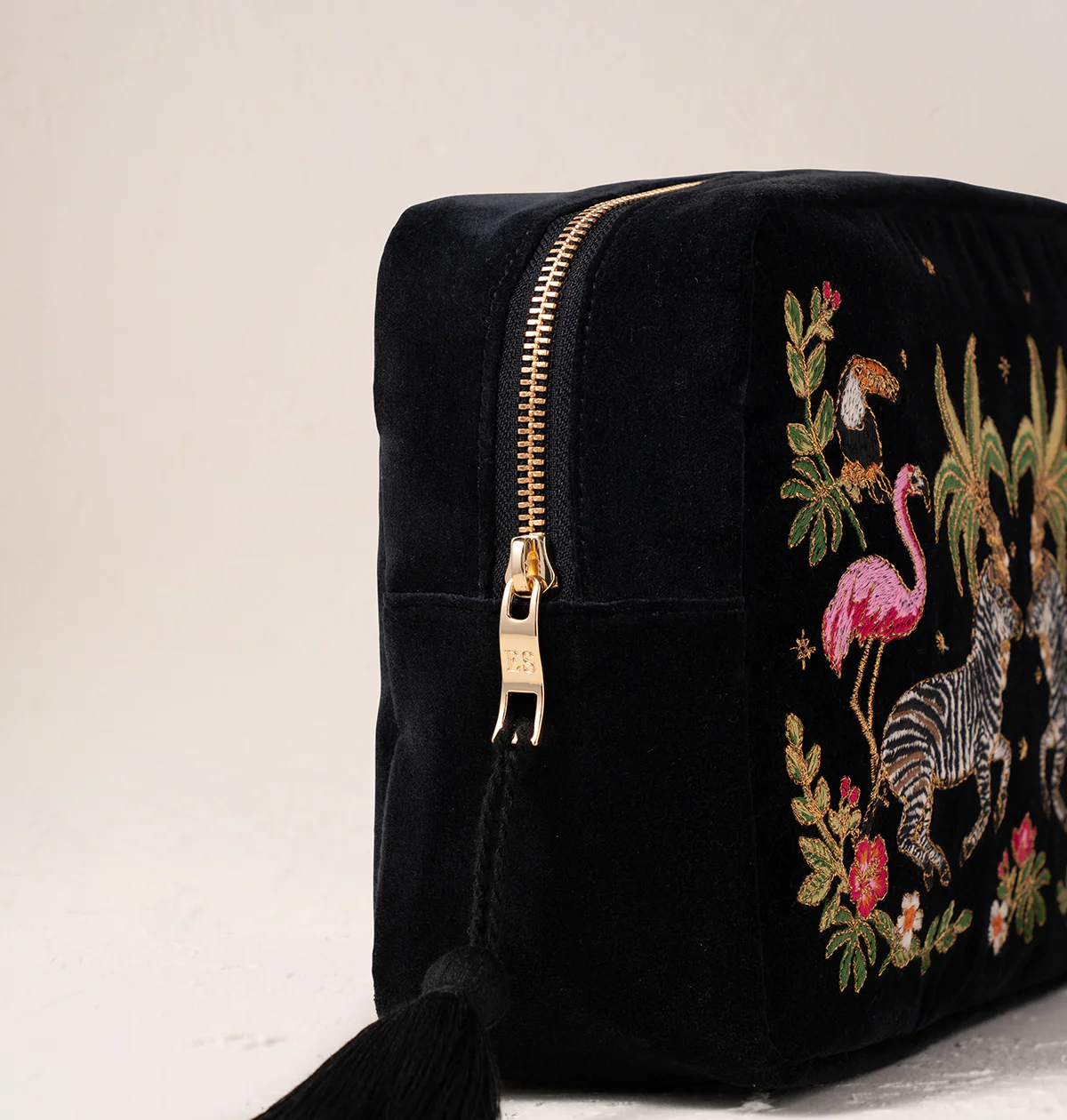 Wild Zebra Palm Wash Bag - Image 4