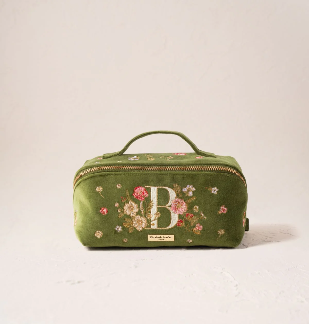 Wildflower Alphabet Open Flat Makeup Bag - Image 2