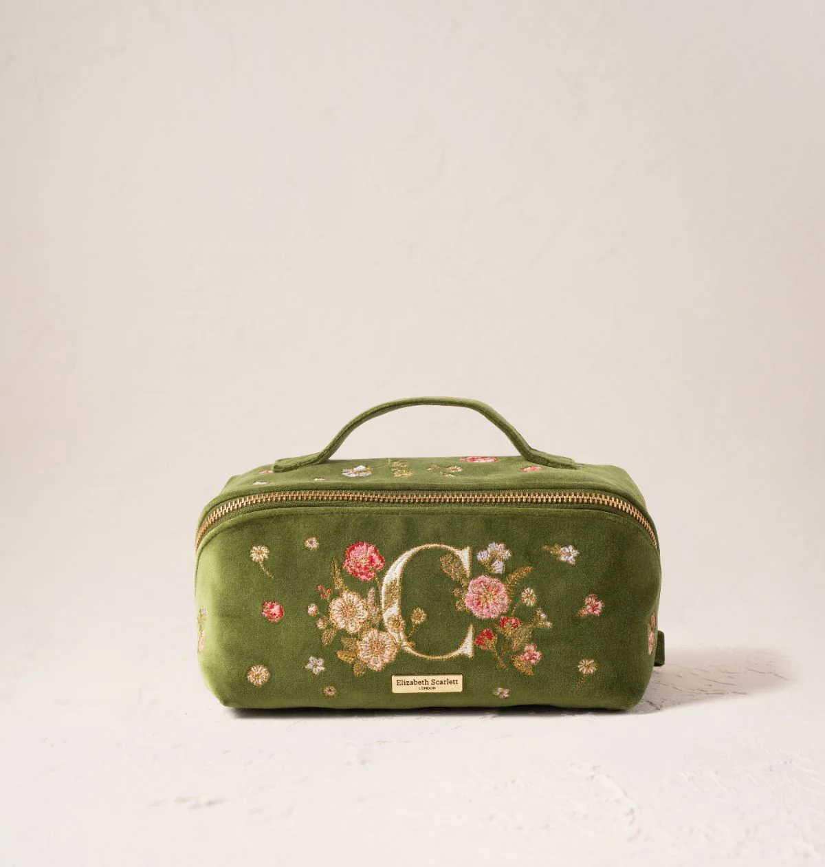 Wildflower Alphabet Open Flat Makeup Bag - Image 3