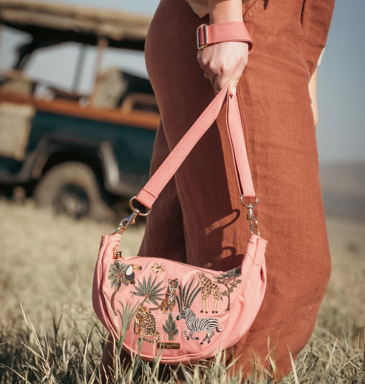 World Wildlife Canvas Crossbody Sling Bag - Image 3